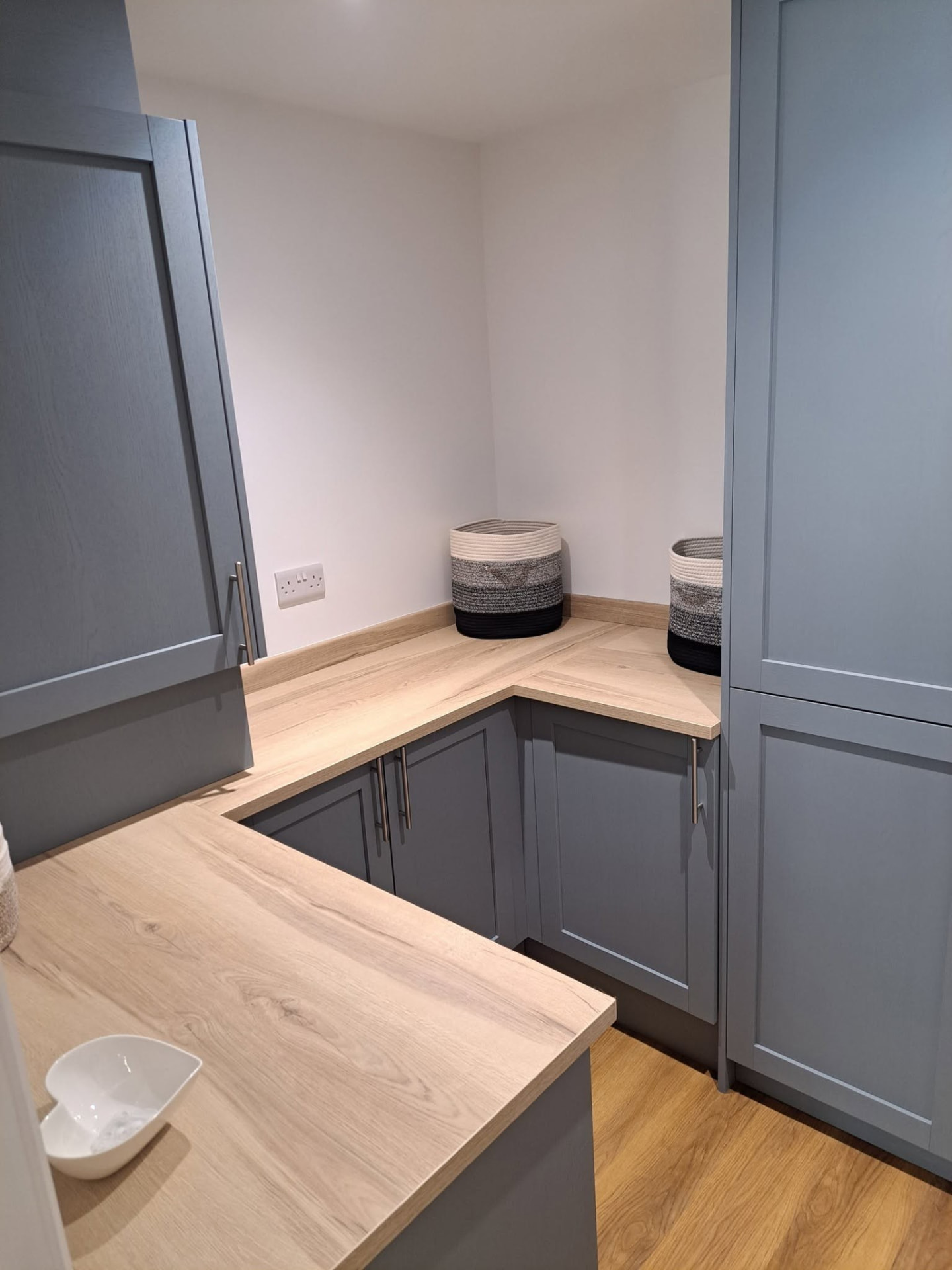 Home refurbishment: utility room, completed work, supplied project photograph