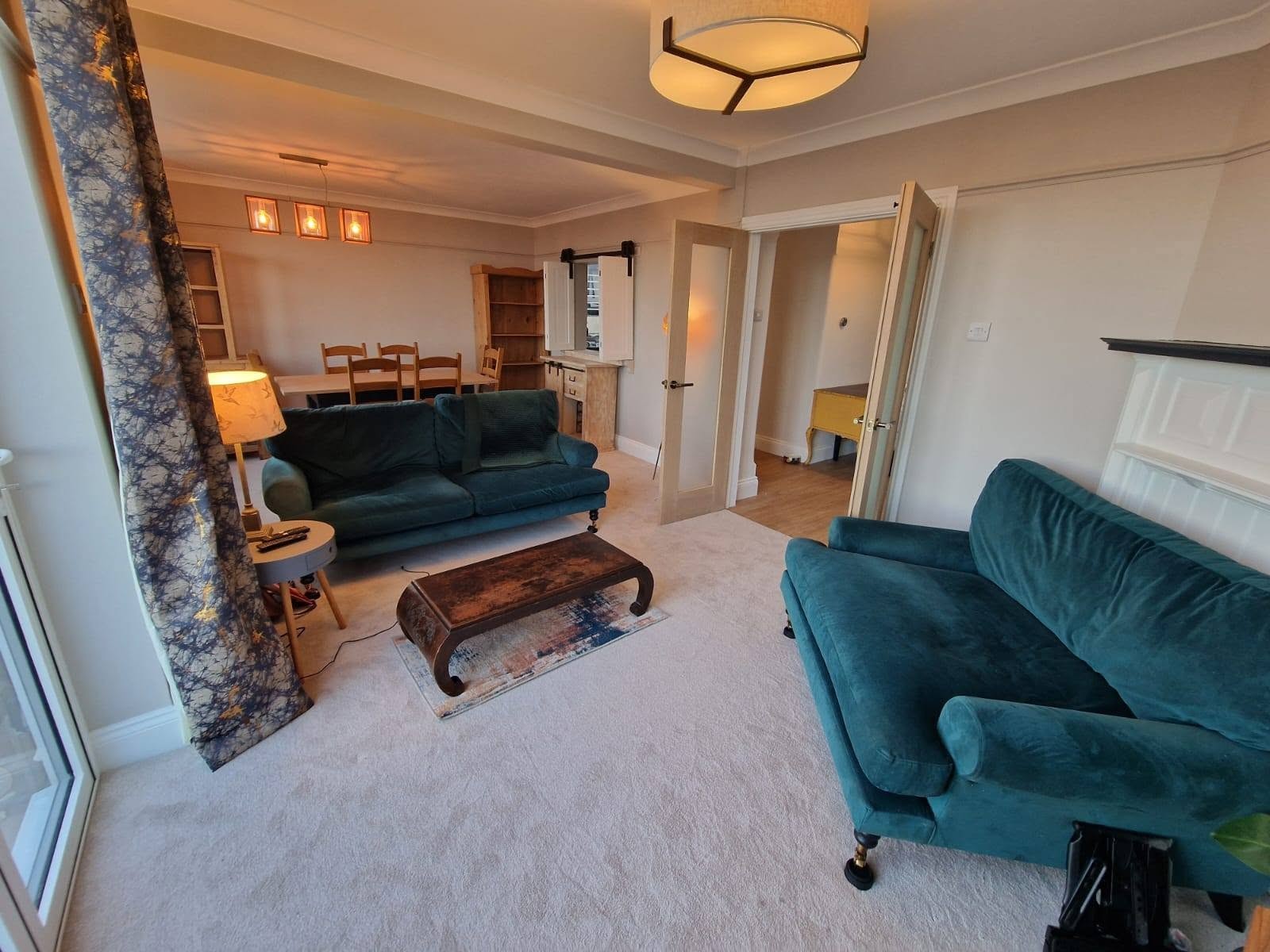Structural alteration: knock through living, completed work, supplied project photograph