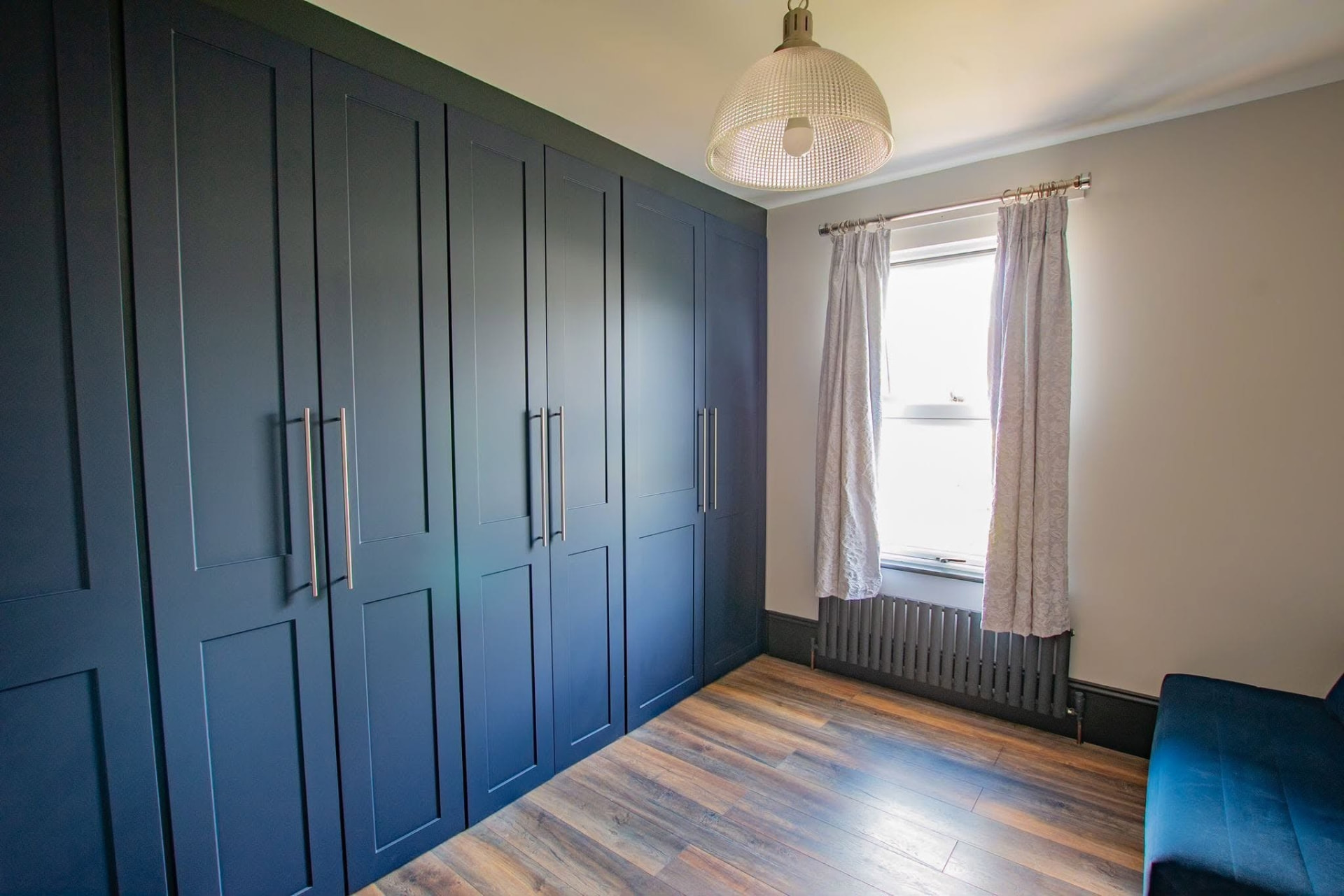 Home refurbishment: fitted wardrobes, completed work, supplied project photograph