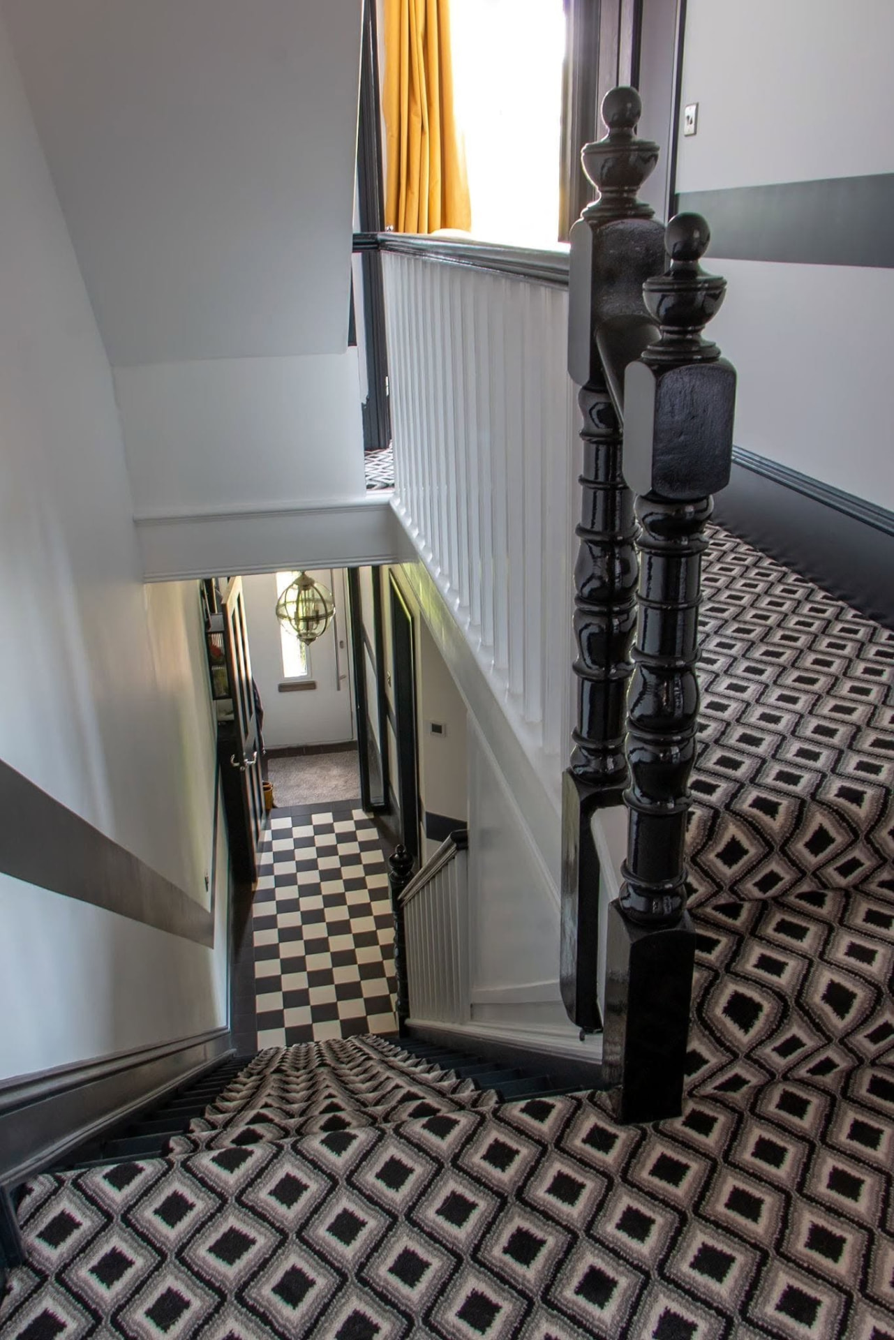 Home refurbishment: staircase, completed work, supplied project photograph